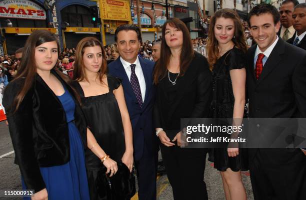 Alessandra Garcia, Dominik Garcia, Andy Garcia, Marivi Lorido Garcia, Daniella Garcia and Andres Garcia