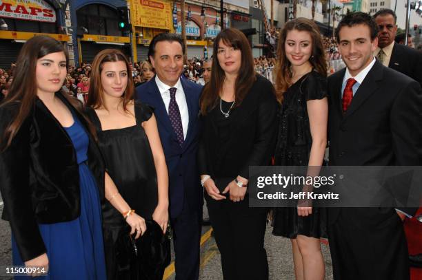 Alessandra Garcia, Dominik Garcia, Andy Garcia, Marivi Lorido Garcia, Daniella Garcia and Andres Garcia