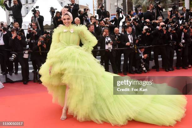 Deepika Padukone attends the screening of "Pain And Glory " during the 72nd annual Cannes Film Festival on May 17, 2019 in Cannes, France. Photo by...