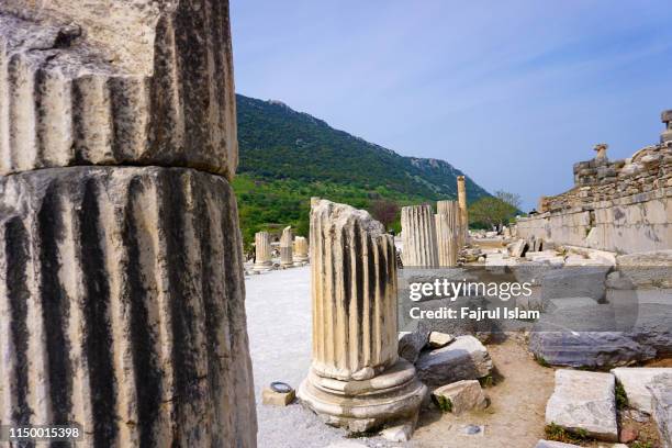 ephesus - amphitheater stock pictures, royalty-free photos & images