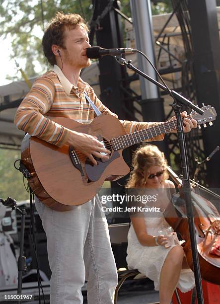 Damien Rice during Bonnaroo 2007 - Day 2 - Damien Rice at Which Stage in Manchester, Tennessee, United States.