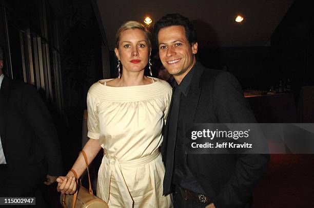 Alice Evans and Ioan Gruffudd during "Sicko" Los Angeles Premiere - After Party at Academy of Motion Picture Arts & Sciences in Beverly Hills,...