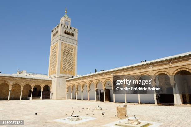 Medina and Al Jamaa ez-zitouna mosque in the historic heart of Tunis, since 1979 registered as World Heritage of Unesco, the largest medina in the...