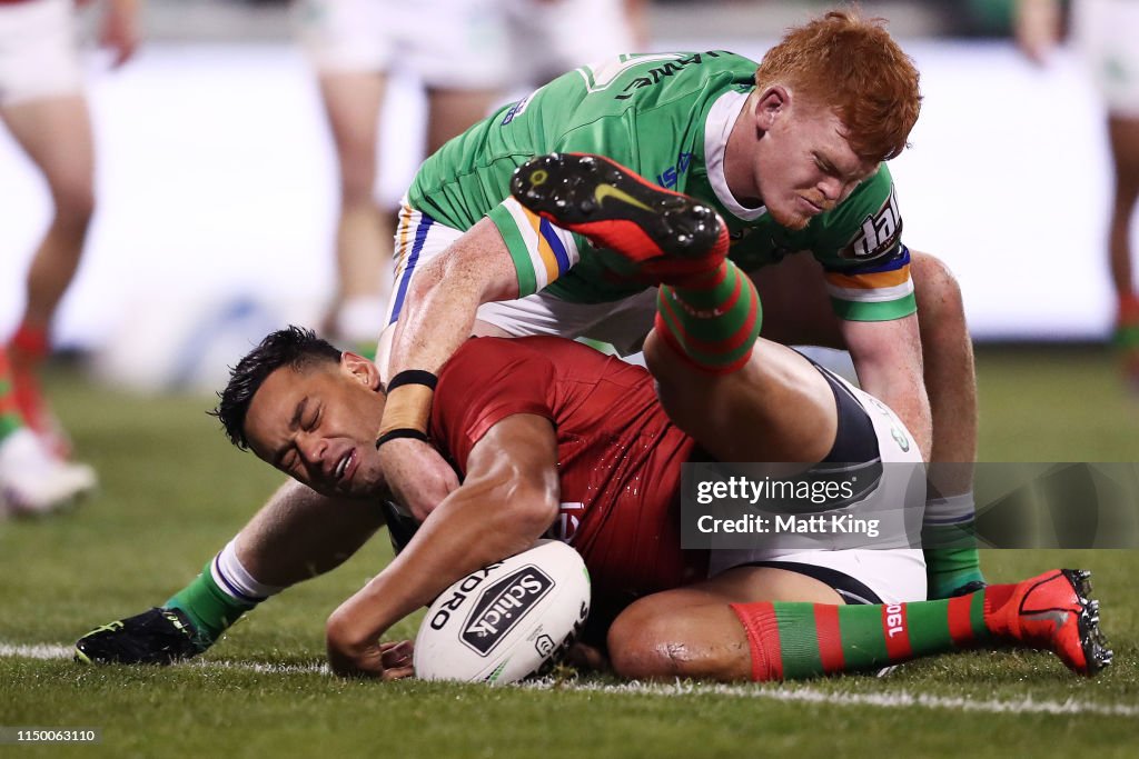 NRL Rd 10 - Raiders v Rabbitohs