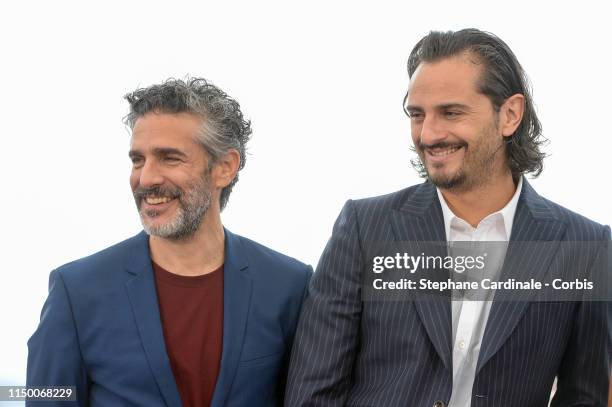 Asier Etxeandia and Leonardo Sbaraglia attend the photocall for "Pain And Glory " during the 72nd annual Cannes Film Festival on May 18, 2019 in...