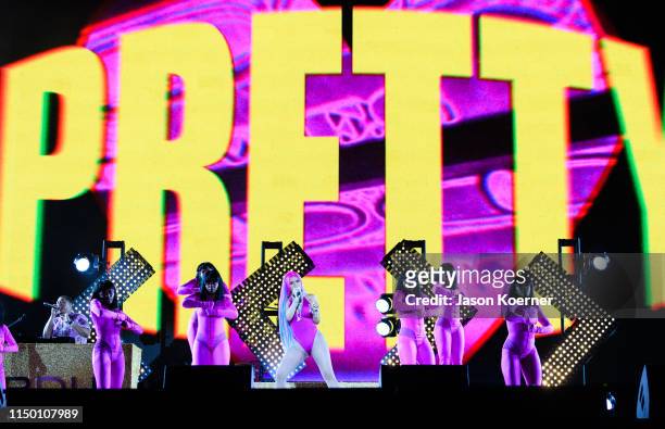 Cardi B performs on day one of Rolling Loud at Hard Rock Stadium on May 10, 2019 in Miami Gardens, Florida.