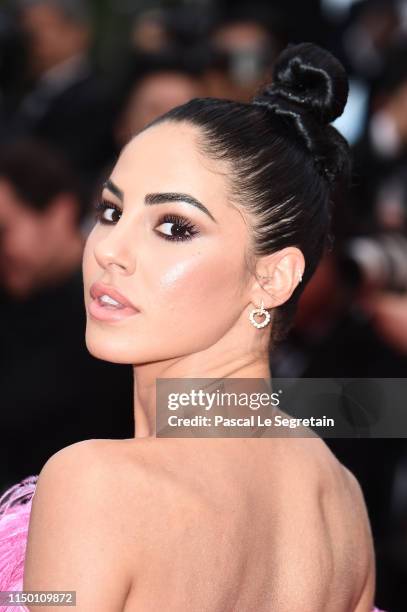 Giulia De Lellis attends the screening of "Les Plus Belles Annees D'Une Vie" during the 72nd annual Cannes Film Festival on May 18, 2019 in Cannes,...