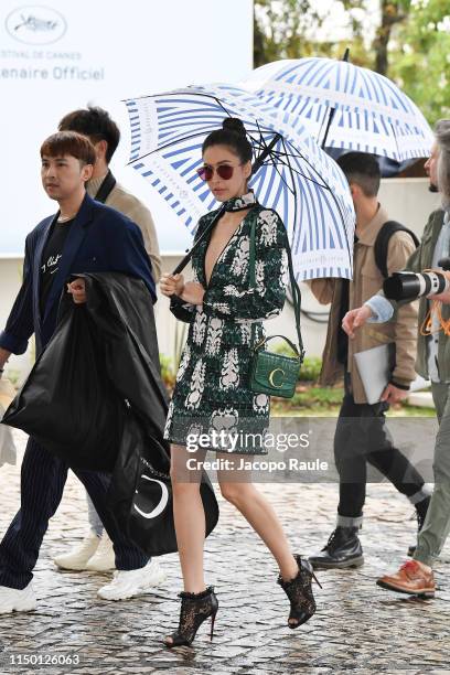 Sririta Jensen is seen during the 72nd annual Cannes Film Festival at on May 18, 2019 in Cannes, France.