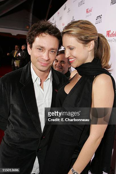 Chris Kattan and Sunshine Tutt during Universal Pictures World Premiere of "The Producers" at AMC Theatres Century City 15 in Century City,...