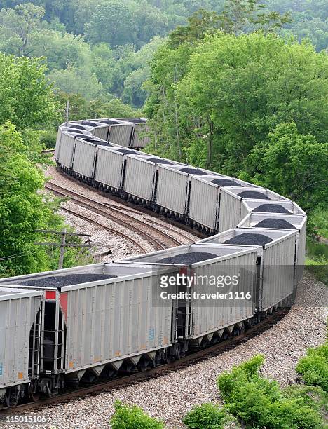 coal train - anthracite coal stock pictures, royalty-free photos & images