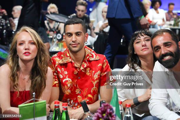 Mahmood of Italy and guests during the 64th annual Eurovision Song Contest held at Tel Aviv Fairgrounds on May 18, 2019 in Tel Aviv, Israel.