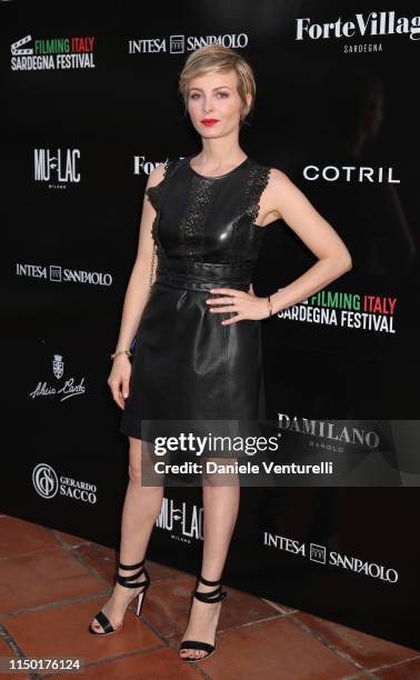 Violante Placido attends the Filming Italy Sardegna Festival 2019 Day 3 at Forte Village Resort on June 15, 2019 in Cagliari, Italy.