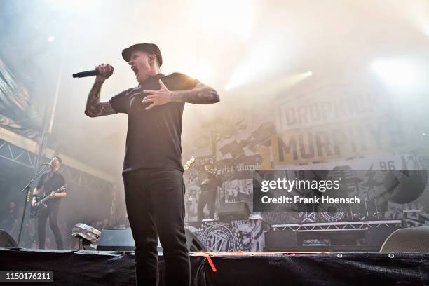 Singer Al Barr of the American band Dropkick Murphys performs live on stage during a concert at the Zitadelle Spandau on June 15, 2019 in Berlin,...