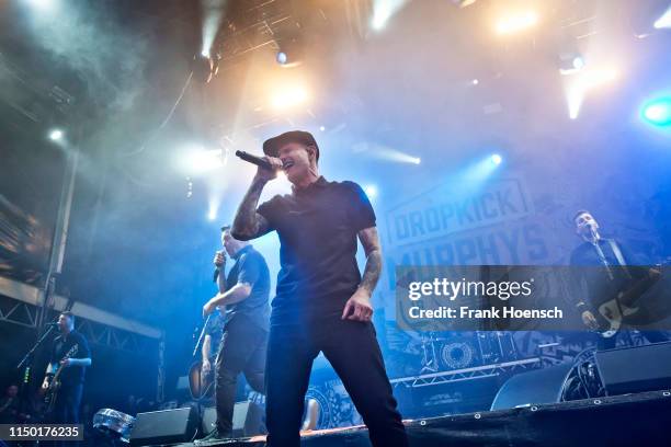 Singer Al Barr of the American band Dropkick Murphys performs live on stage during a concert at the Zitadelle Spandau on June 15, 2019 in Berlin,...