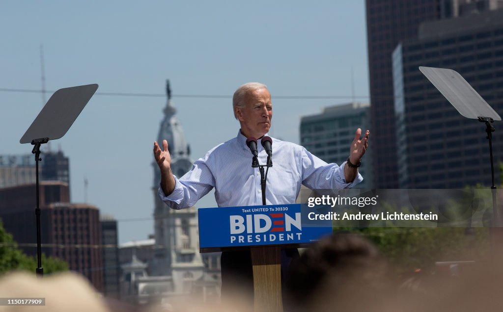 Joe Biden campaign rally in Philadelphia, PA