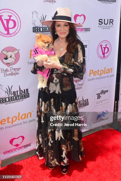 Lisa Vanderpump attends 4th Annual World Dog Day at West Hollywood Park on May 18, 2019 in West Hollywood, California.