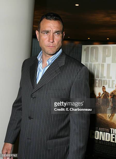 Vinnie Jones during Lionsgate Special Cast and Crew Screening of 'The Condemned' at Arclight Cinemas in Los Angeles, California, United States.