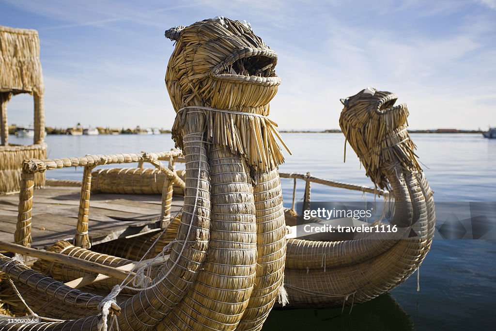 Titicaca Reed Raft Lake Titicaca Reed Boat High-Res Stock Photo - Getty Images