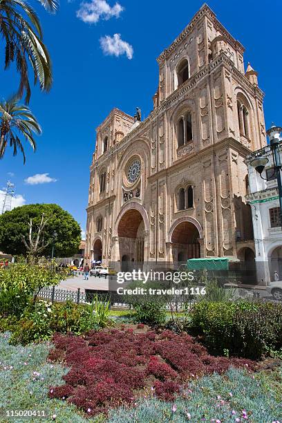 cathedral of the immaculate conception - cuenca ecuador bildbanksfoton och bilder