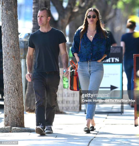 Scott Caan and Kacy Byxbee are seen on June 15, 2019 in Los Angeles, California.