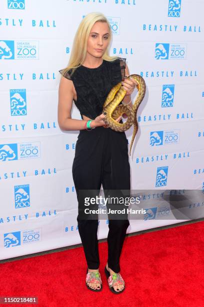Kristi Tucker attends the Greater Los Angeles Zoo Association's 49th Annual Beastly Ball at Los Angeles Zoo on May 18, 2019 in Los Angeles,...