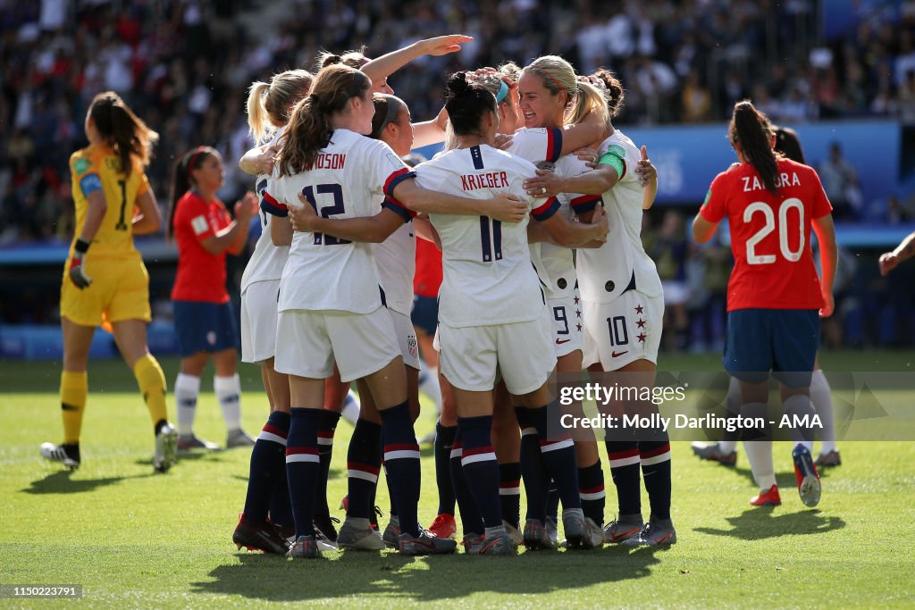 USA v Chile: Group F - 2019 FIFA Women's World Cup France