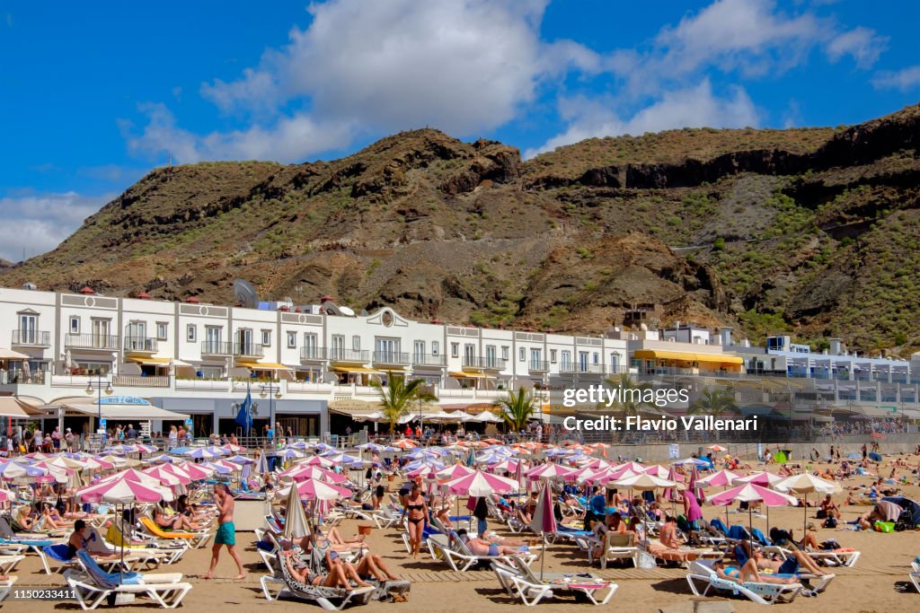 Gran Canaria, Ilhas Canárias-Mogan Beach