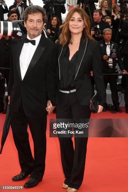 Eric Ghebali and Daniela Lumbroso attend the screening of "Les Plus Belles Annees D'Une Vie" during the 72nd annual Cannes Film Festival on May 18,...