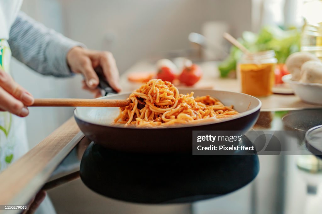 Cooking my favorite meal