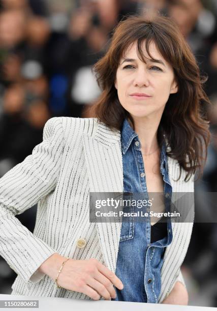 Charlotte Gainsbourg attends the photocall for "Lux Aeterna" during the 72nd annual Cannes Film Festival on May 19, 2019 in Cannes, France.