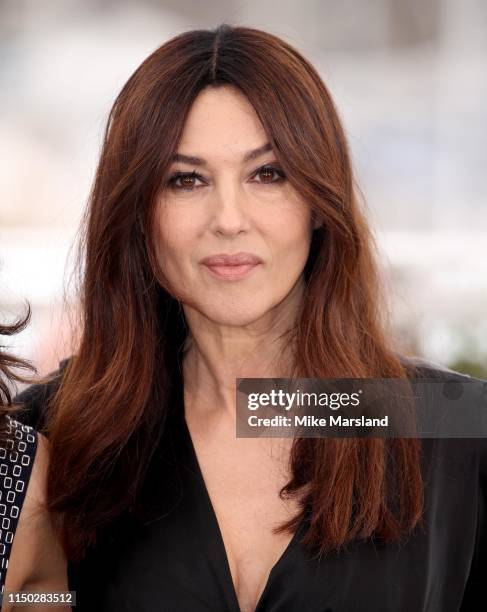 Monica Bellucci attends the photocall for "The Best Years of a Life " during the 72nd annual Cannes Film Festival on May 19, 2019 in Cannes, France.