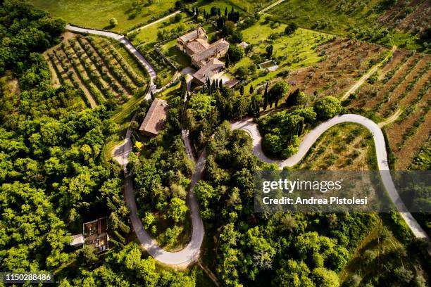 chianti wine region, tuscany, italy - chianti streek stockfoto's en -beelden