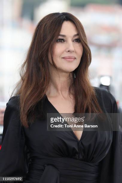 Monica Bellucci attends the photocall for "The Best Years of a Life " during the 72nd annual Cannes Film Festival on May 19, 2019 in Cannes, France.