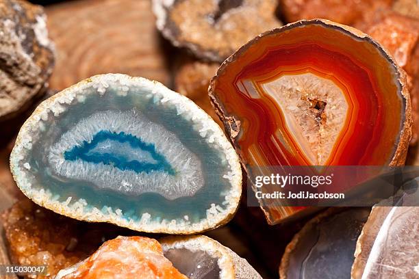 geodes - paris rocks stock pictures, royalty-free photos & images