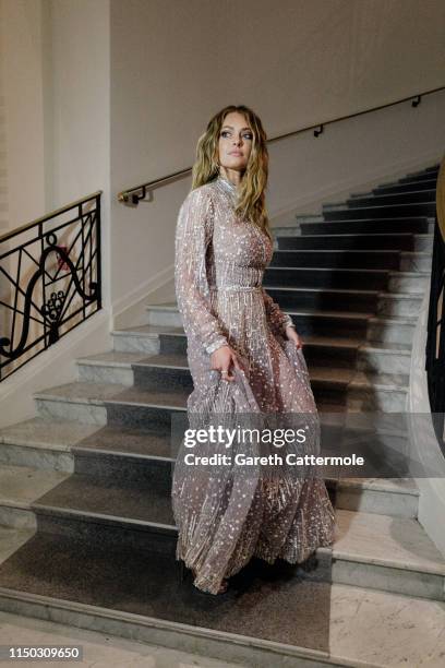 Caroline Receveur at the Martinez Hotel during the 72nd annual Cannes Film Festival on May 18, 2019 in Cannes, France.