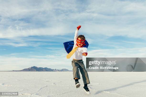 superhero business kid - superhero kids stock pictures, royalty-free photos & images