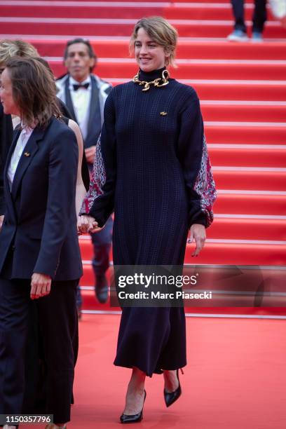 Actress Adele Haenel attends the screening of "Portrait Of A Lady On Fire " during the 72nd annual Cannes Film Festival on May 19, 2019 in Cannes,...