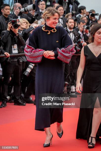 Actress Adele Haenel attends the screening of "Portrait Of A Lady On Fire " during the 72nd annual Cannes Film Festival on May 19, 2019 in Cannes,...