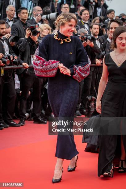 Actress Adele Haenel attends the screening of "Portrait Of A Lady On Fire " during the 72nd annual Cannes Film Festival on May 19, 2019 in Cannes,...