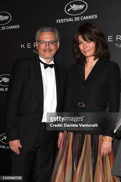Marianne Denicourt attends the Kering and Cannes Film Festival Official Dinner at Place de la Castre on May 19, 2019 in Cannes, France.