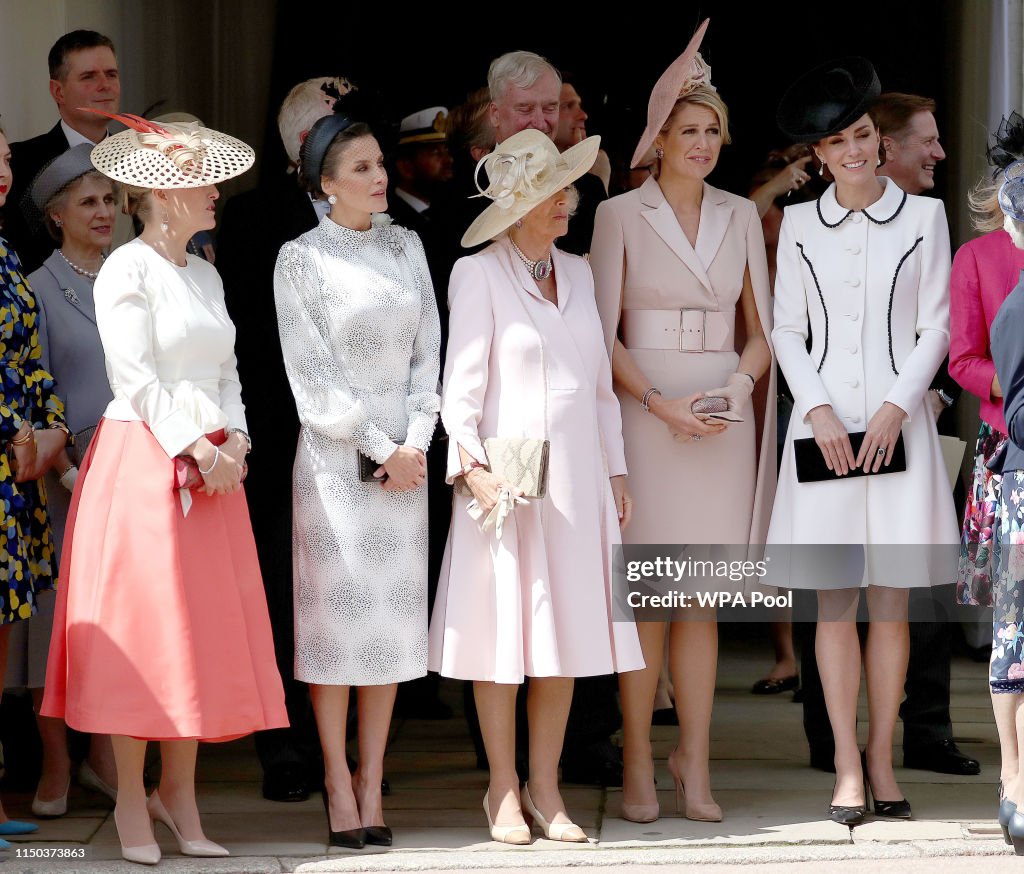 Order Of The Garter Service At Windsor Castle