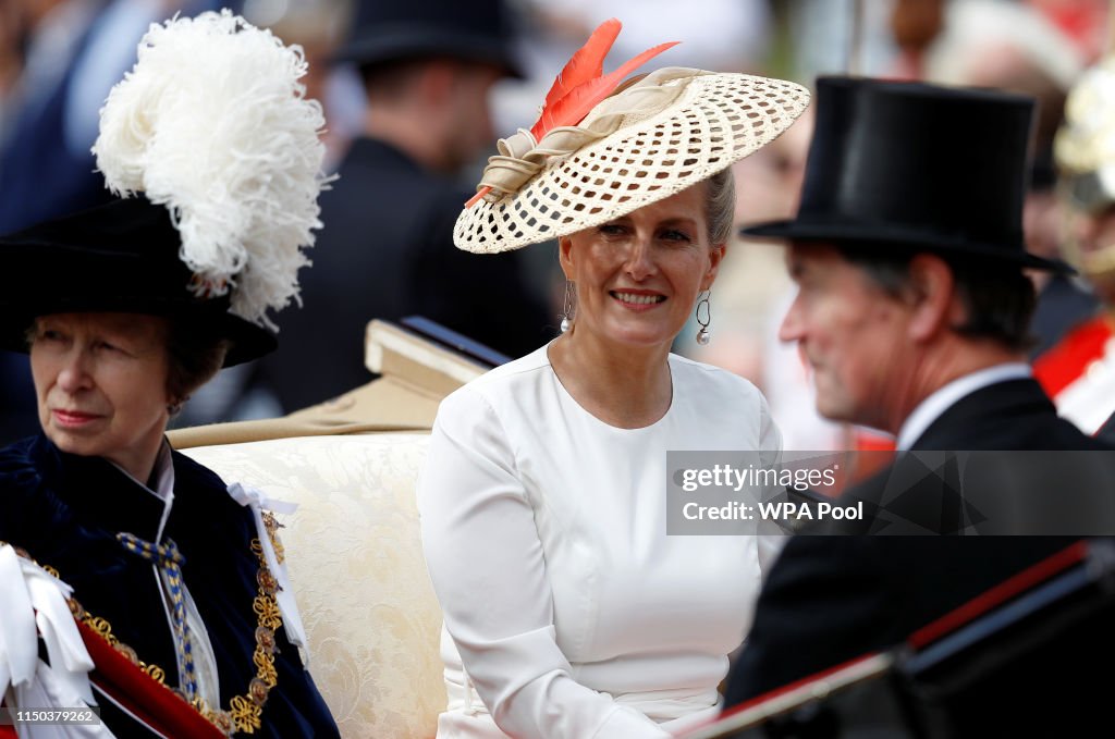 Order Of The Garter Service At Windsor Castle