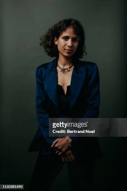 Filmmaker Mati Diop poses for a portrait on May 16, 2019 in Cannes, France.