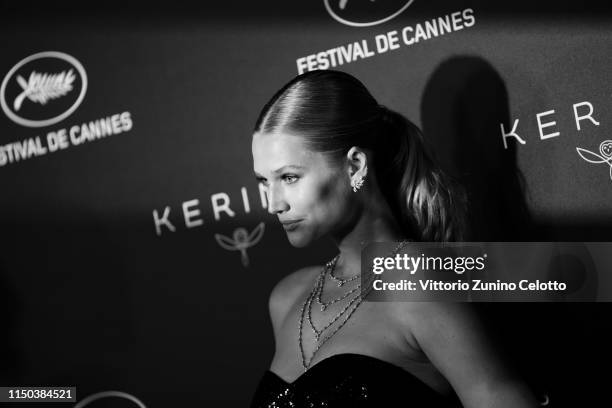 Toni Garrn attends Kering And Cannes Film Festival Official Dinner at Place de la Castre on May 19, 2019 in Cannes, France.