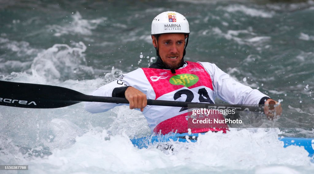 2019 ICF Canoe Slalom World Cup 1 - Men's C1 1st Heat Run