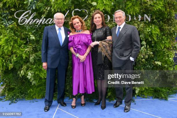 Karl Scheufele, Chopard Co-President Caroline Scheufele, Christine Scheufele and Co-President of Chopard Karl-Friedrich Scheufele attend the Chopard...