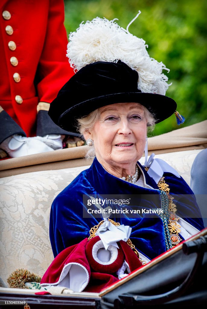 Order Of The Garter Service At Windsor Castle