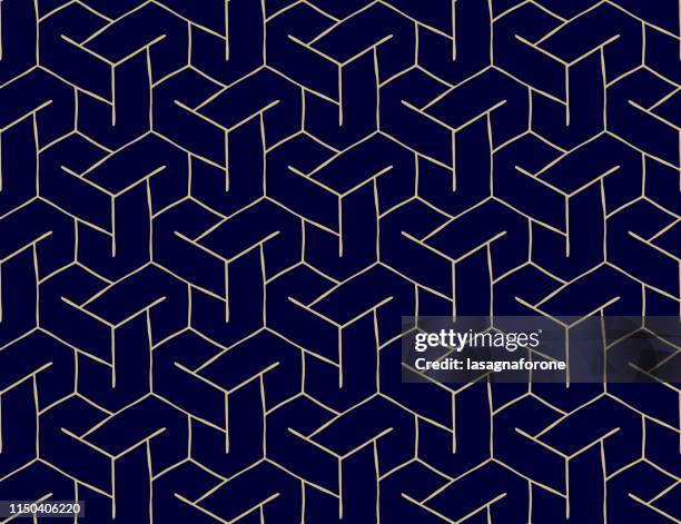 seamless geometric pattern - hand drawn - woven fabric stock illustrations