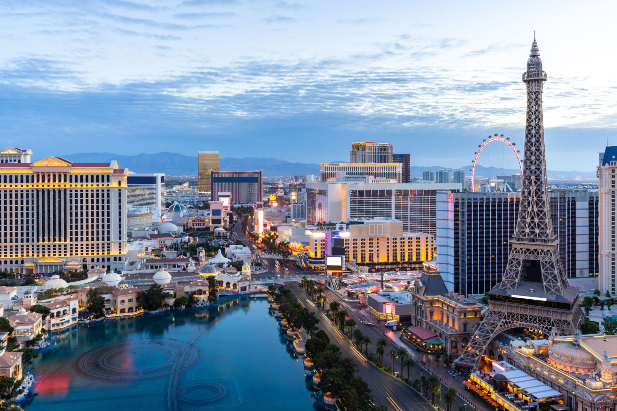 las vegas aerial