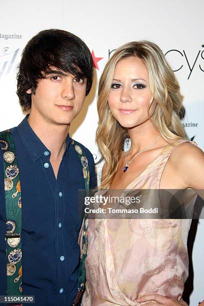 Personality Chad Rogers and Amanda Sobocinski arrive at the Los Angeles Times Magazine's music and fashion event "Rock Style" held at the Hollywood...
